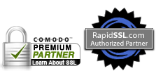 Wir sind Partner von Comdo und RapidSSL.